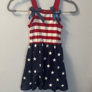 Amazon Red and Blue Striped Star Dress